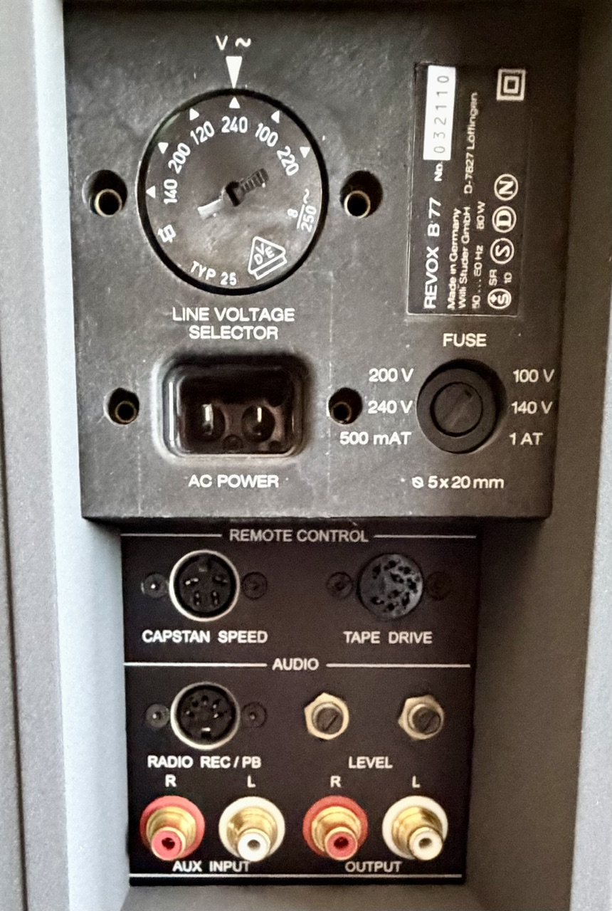 Revox B77 MKI 10