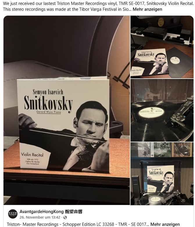 Avantgarde Review Snitkovsky TMR SE 0017